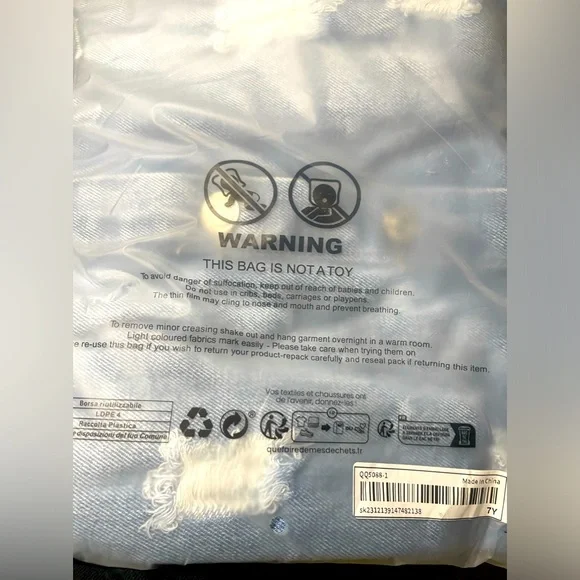 BNIB GIRLS DISTRESSED LONG DENIM JACKET 6 Y - Picture 11 of 16